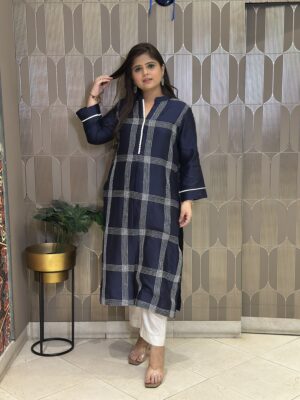 Navy Hush kurta set