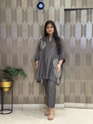 Urban Slate Kaftan Coordset