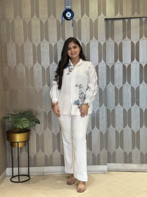 Ivory Bloom Co-ord Set